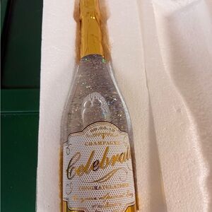 Celebration Champagne Bottle with Glitter
